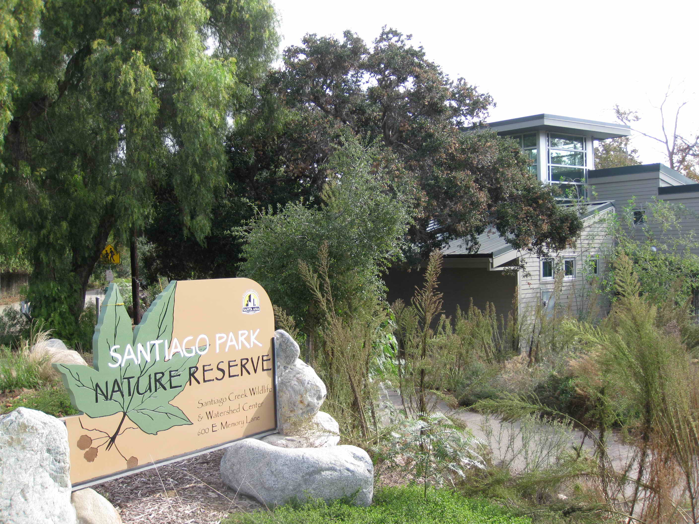 Santiago Park Nature Reserve Sign